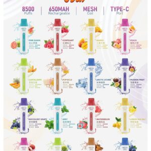 魅嗨MEHA VBar小白條一次性電子煙 | 8500口超長續航 拋棄式